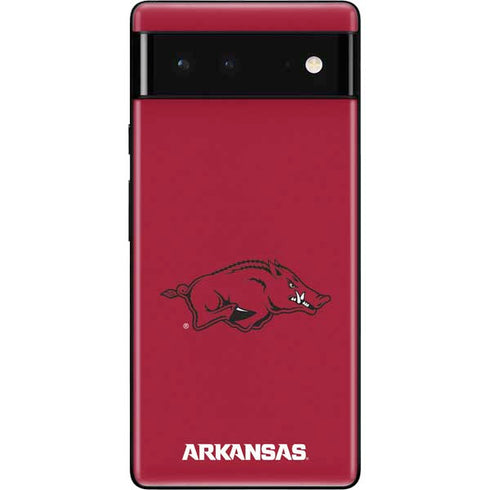 University of Arkansas-Fayetteville Razorbacks Red Logo Google Pixel 6 Skin
